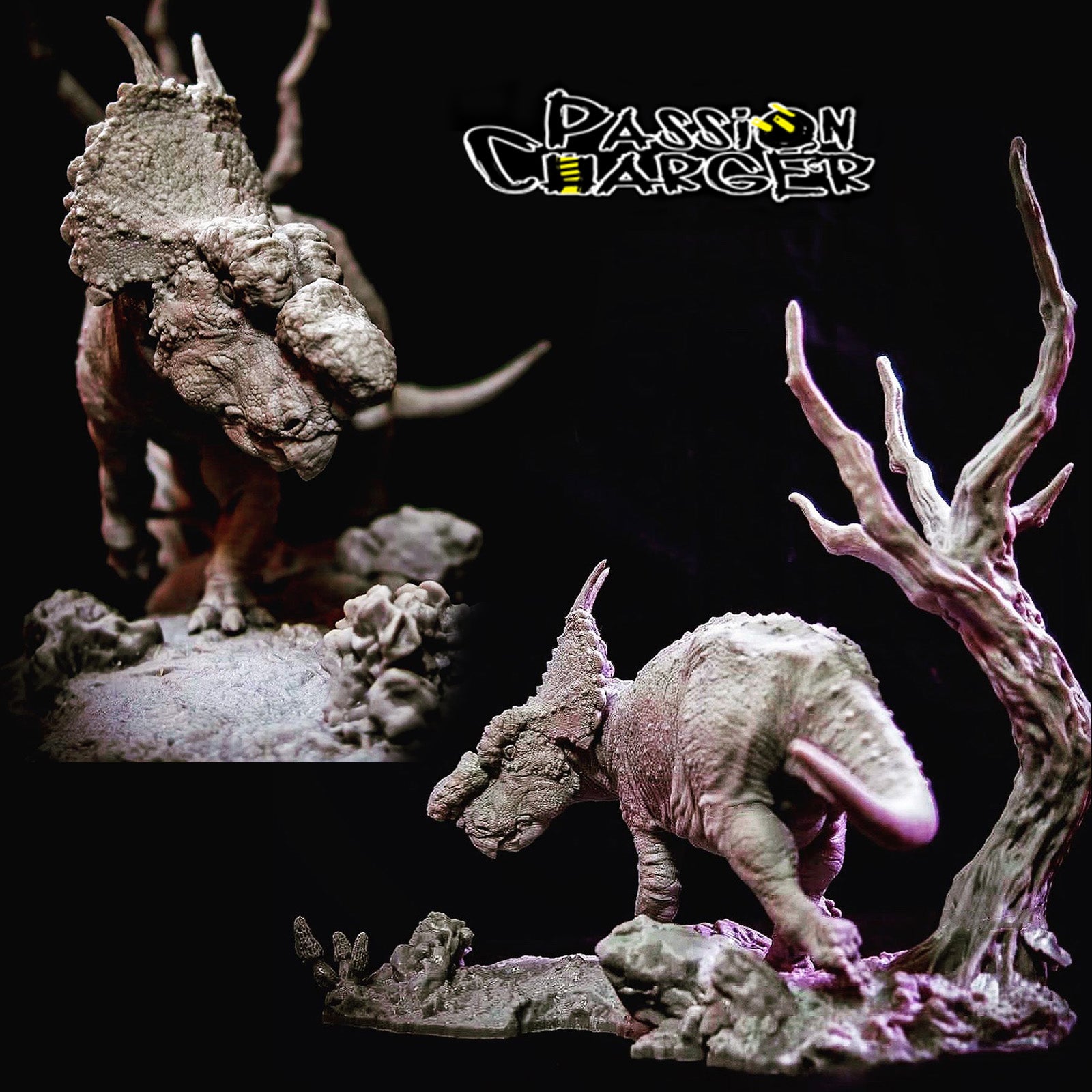 Achelousaurus Scene Model Kit