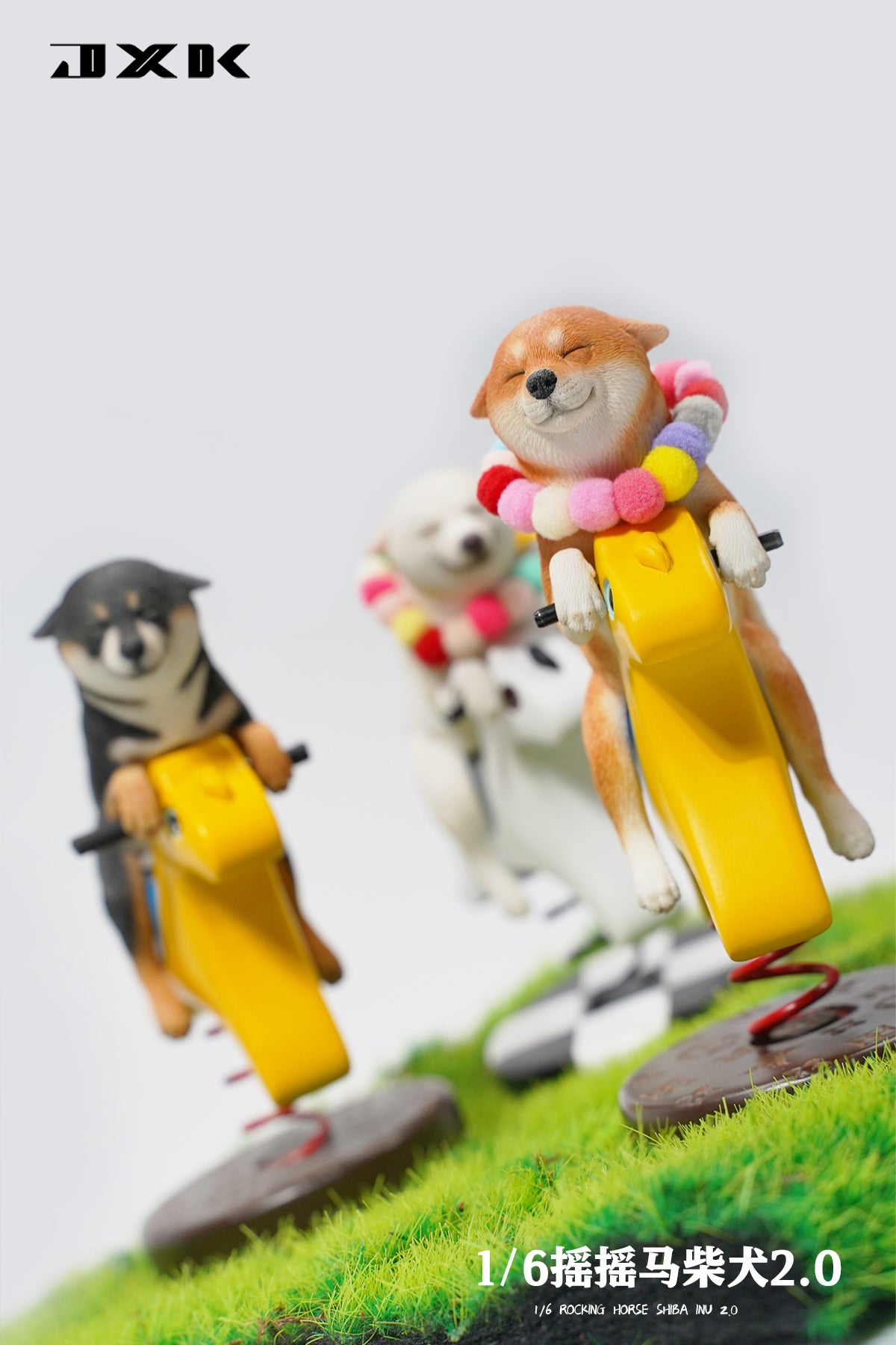 JXK 1/6 Rocking Horse Shiba Inu 2.0 Model