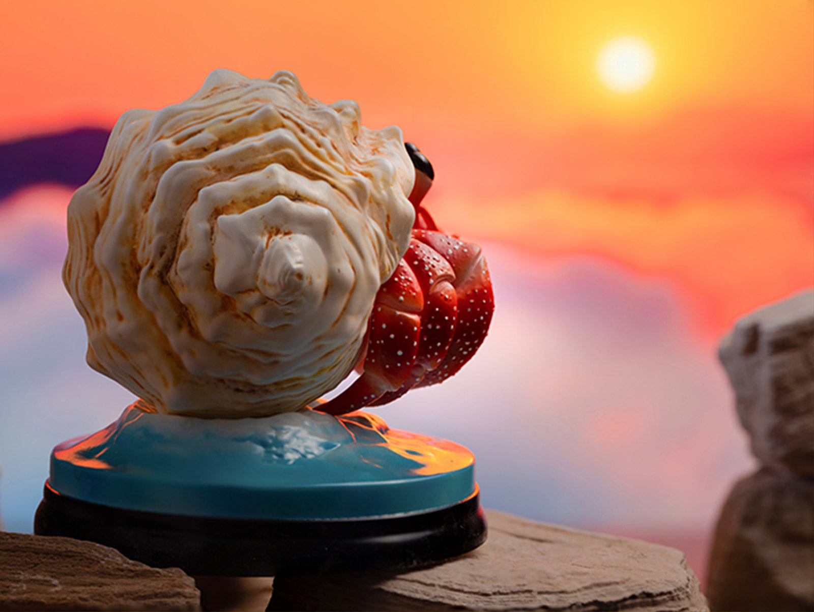 KONGZOO Summer Hermit Crab Model