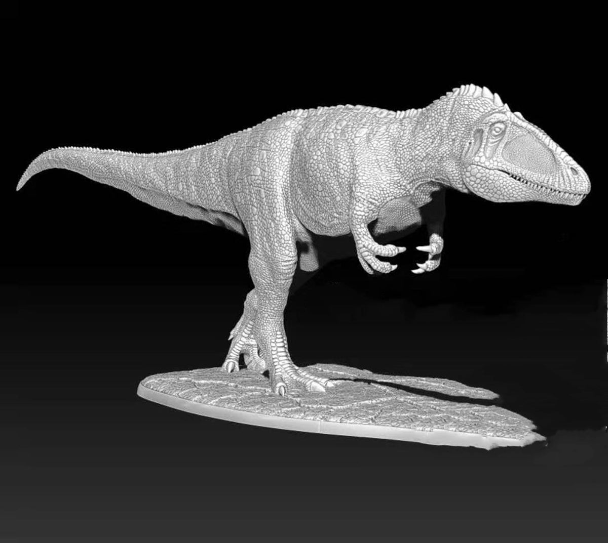 1/20 Carcharodontosaurus Family Scene Statue Unpainted GK