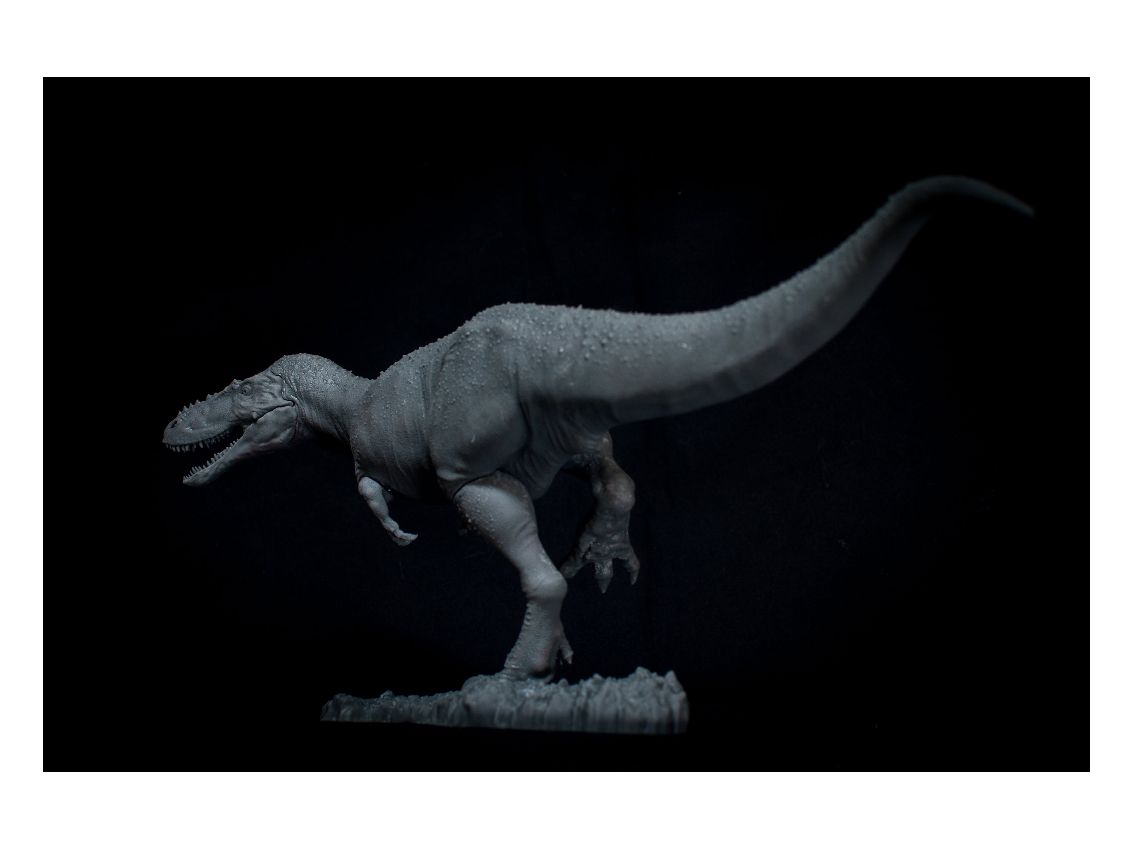 PASSION CHARGER Alioramus Hunt 3Pcs Gallimimus Scene Dinosaur GK Statue