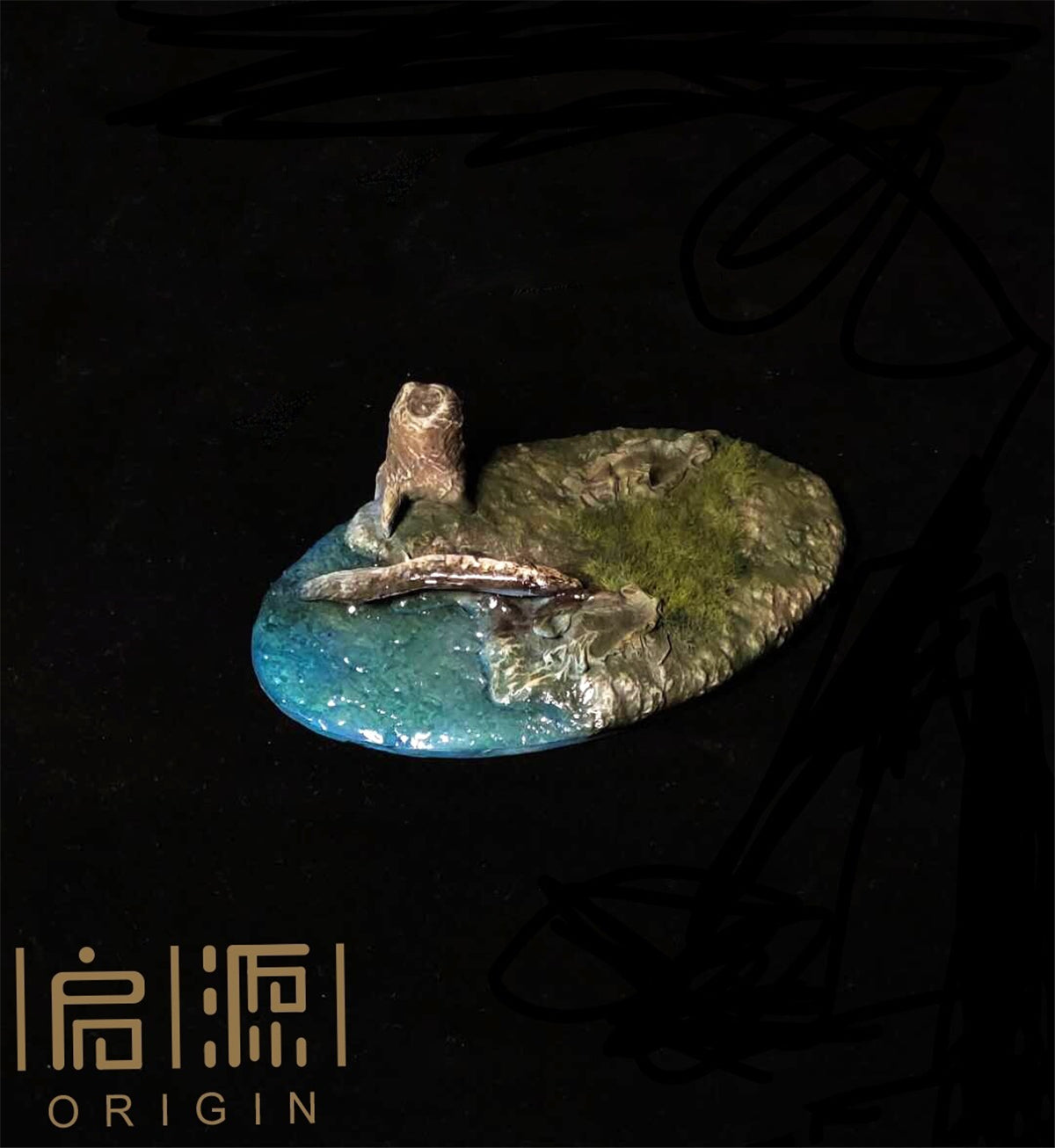 1/35 Suchomimus Scene Statue