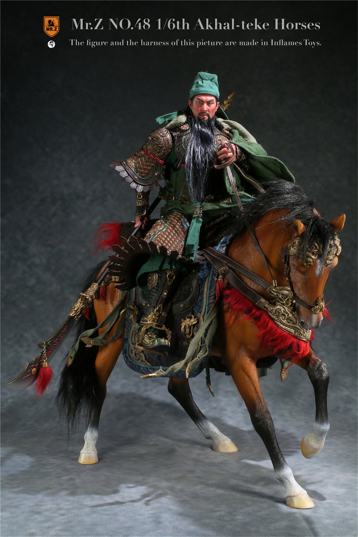 Mr.Z 1/6 Akhalteke Horses Statue