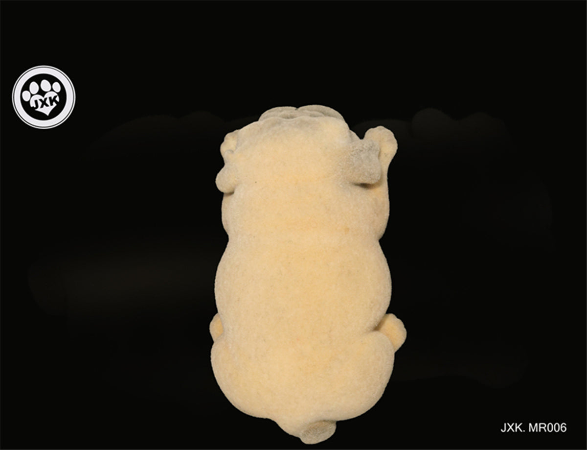 JXK Cute Sleep Pug Figure