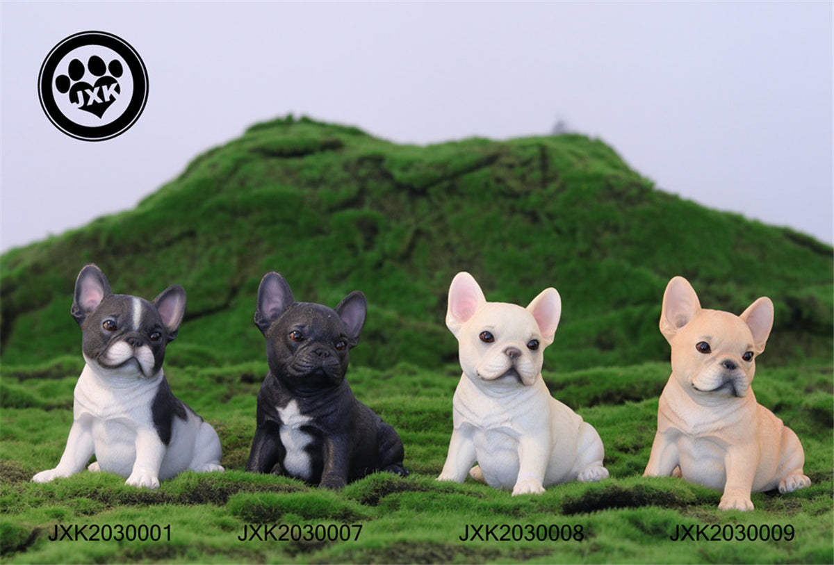 JXK Cute French bulldog Dog Pet Figure