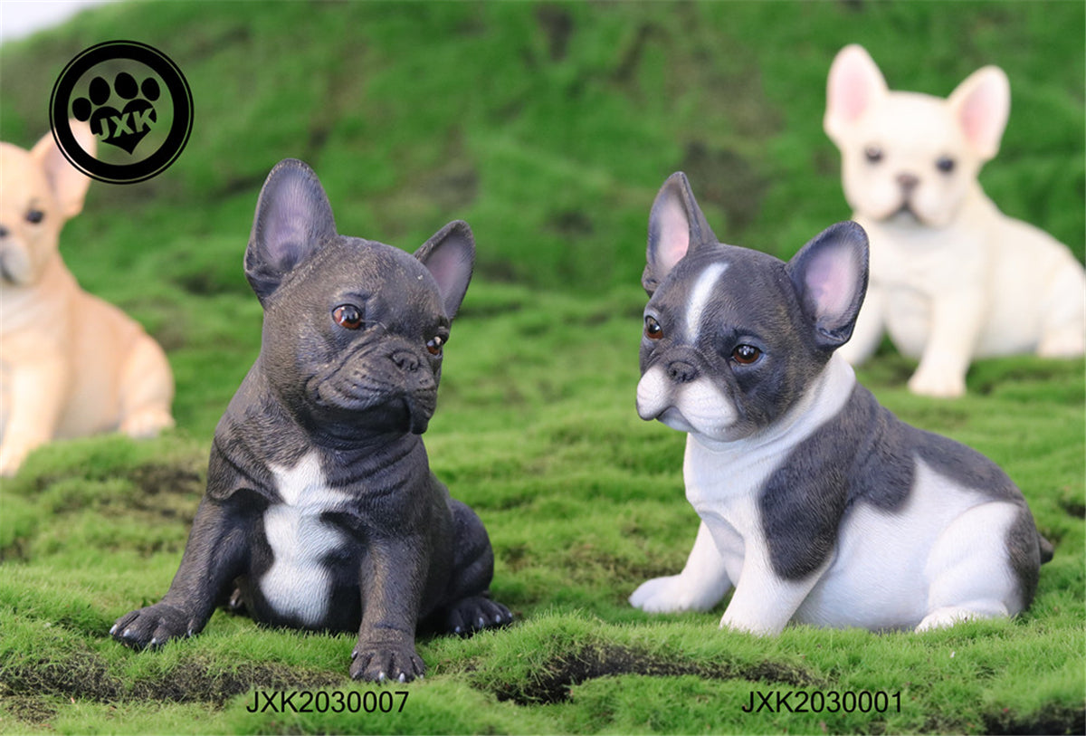 JXK Cute French bulldog Dog Pet Figure