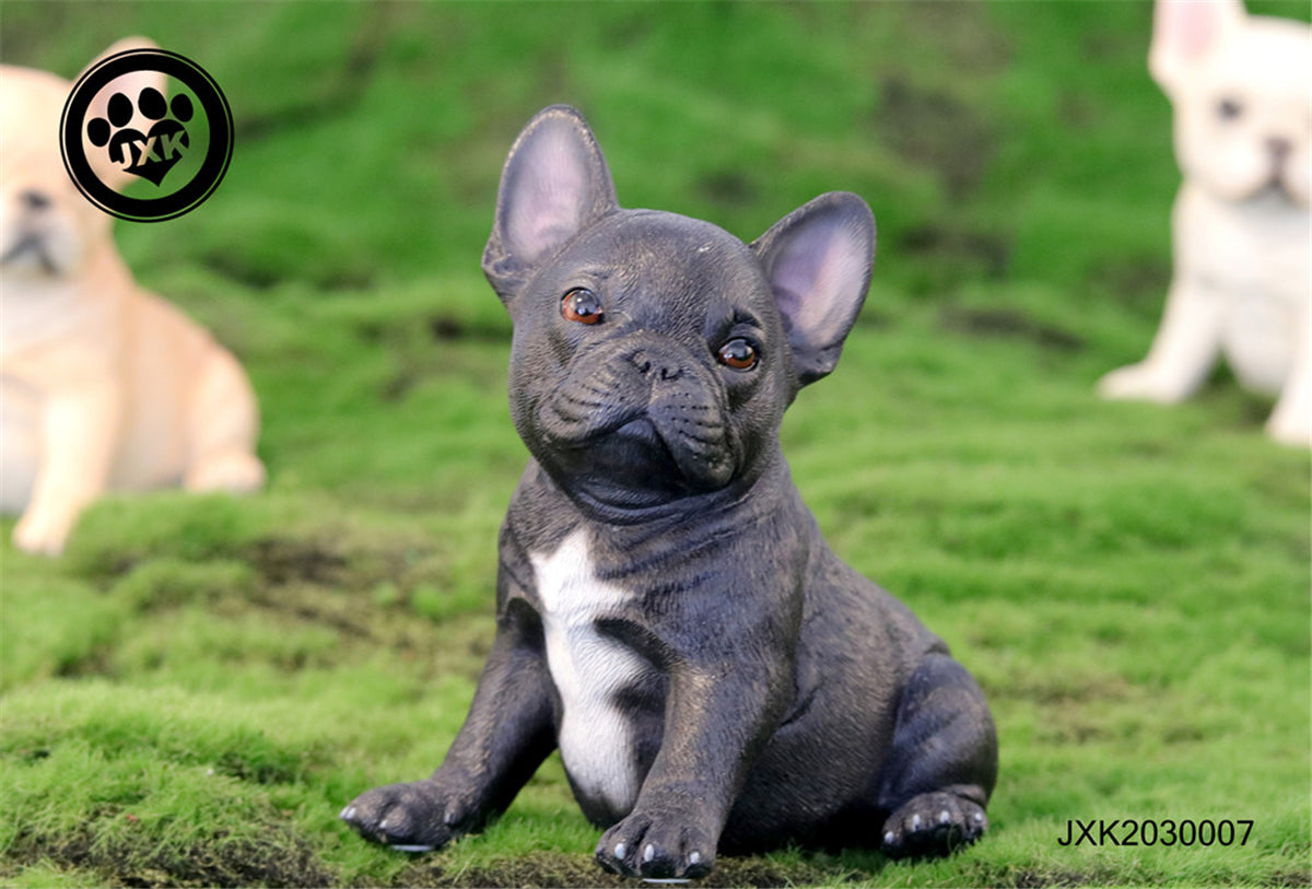 JXK Cute French bulldog Dog Pet Figure