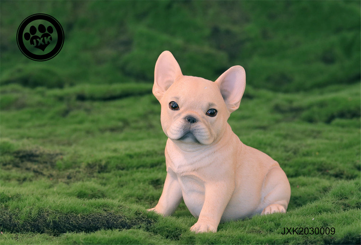 JXK Cute French bulldog Dog Pet Figure