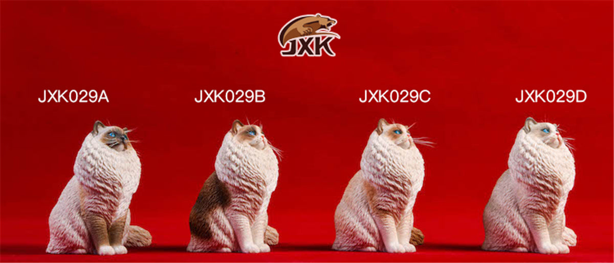 JXK 1/6 Ragdoll Cat Figure
