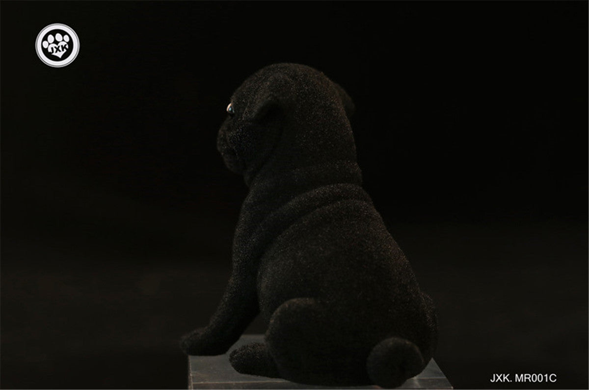 JXK Fluff Pug Dog Figure