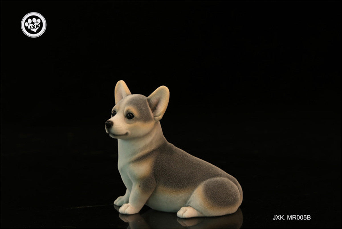 JXK Big Pembroke Welsh Corgi Dog Figure