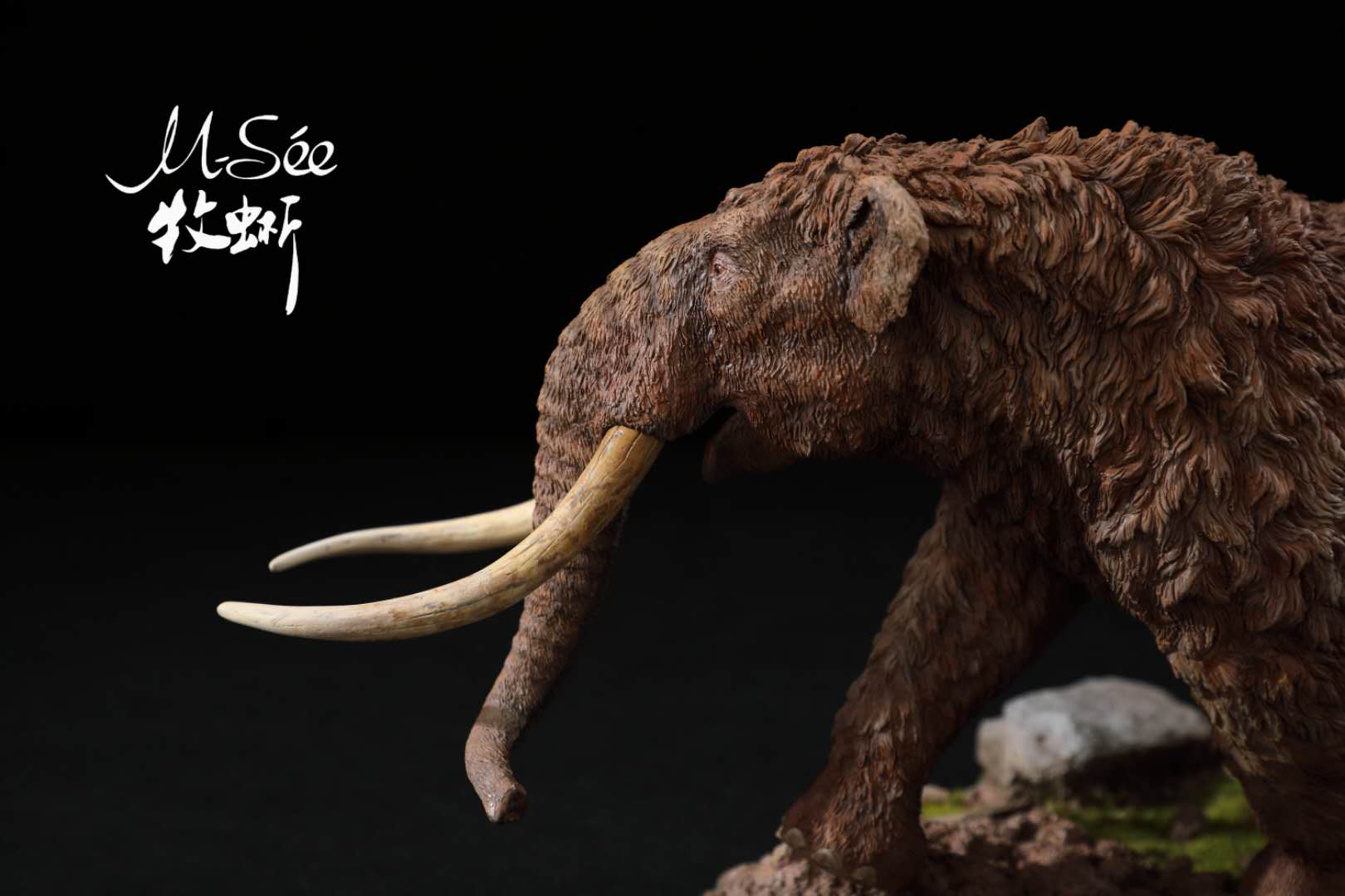 MuSee 1/18 Mammut americanum Mastodon Statue