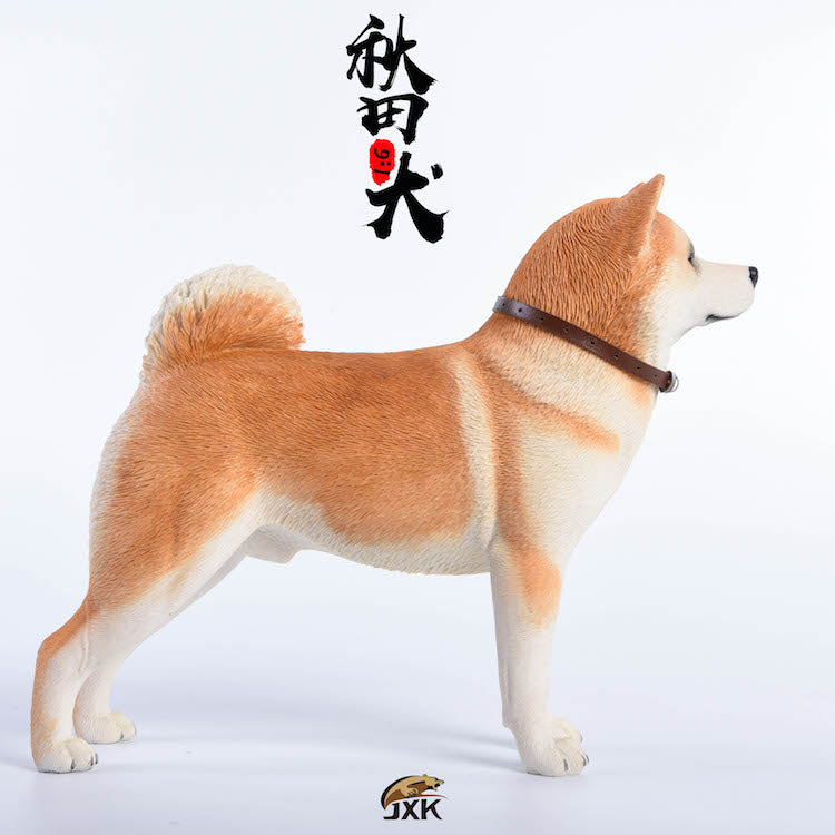 JXK 1/6 Japanese Akita Dog Figure
