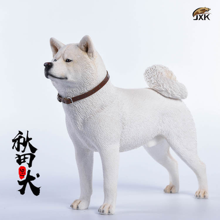 JXK 1/6 Japanese Akita Dog Figure