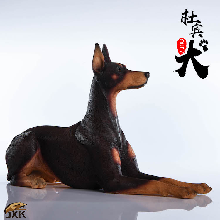 JXK 1/6 Doberman Dog Figure