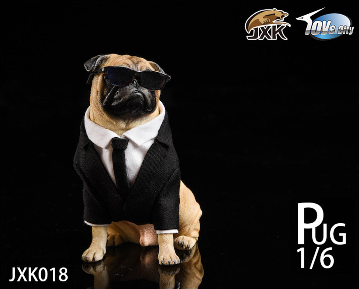 JXK Suit Pug Figure