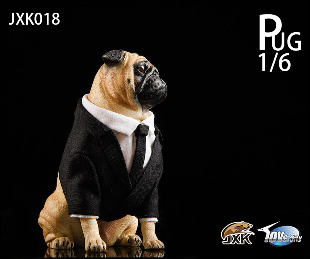 JXK Suit Pug Figure