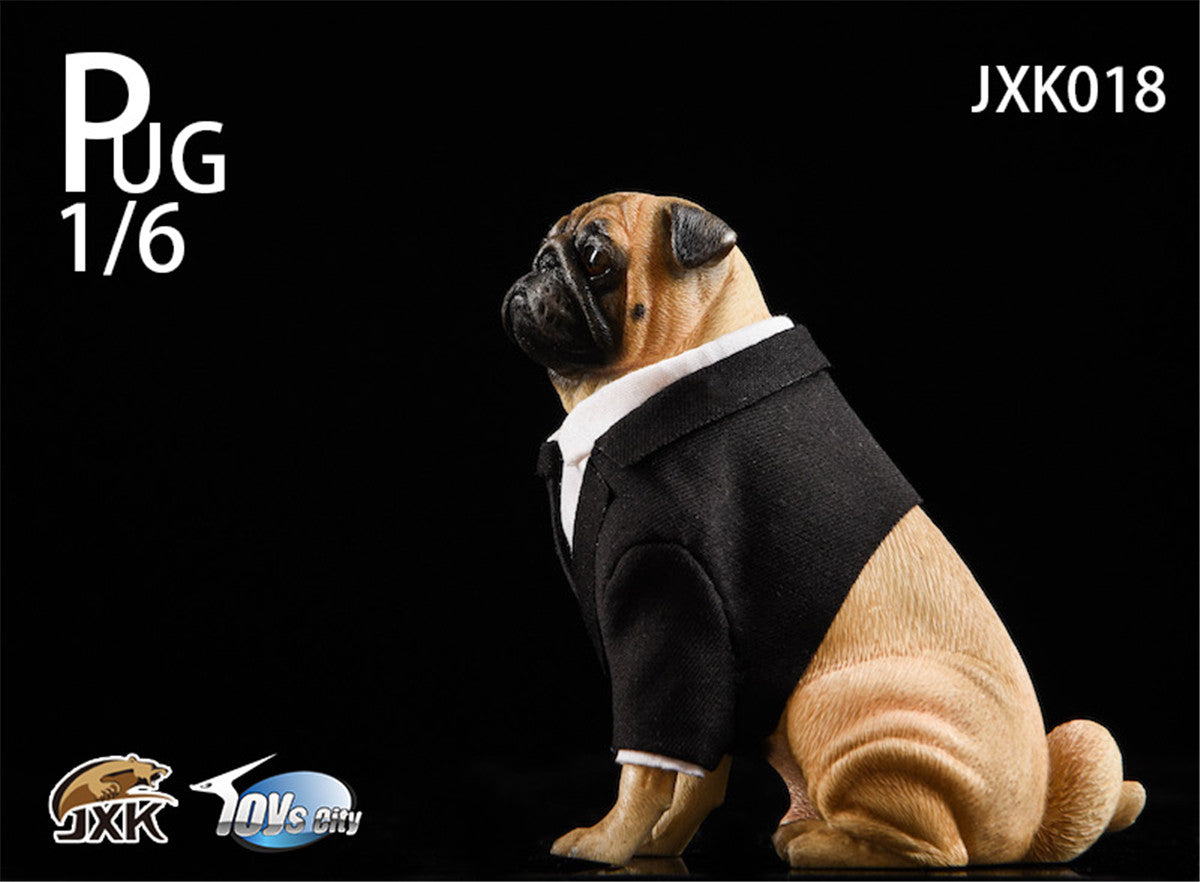JXK Suit Pug Figure