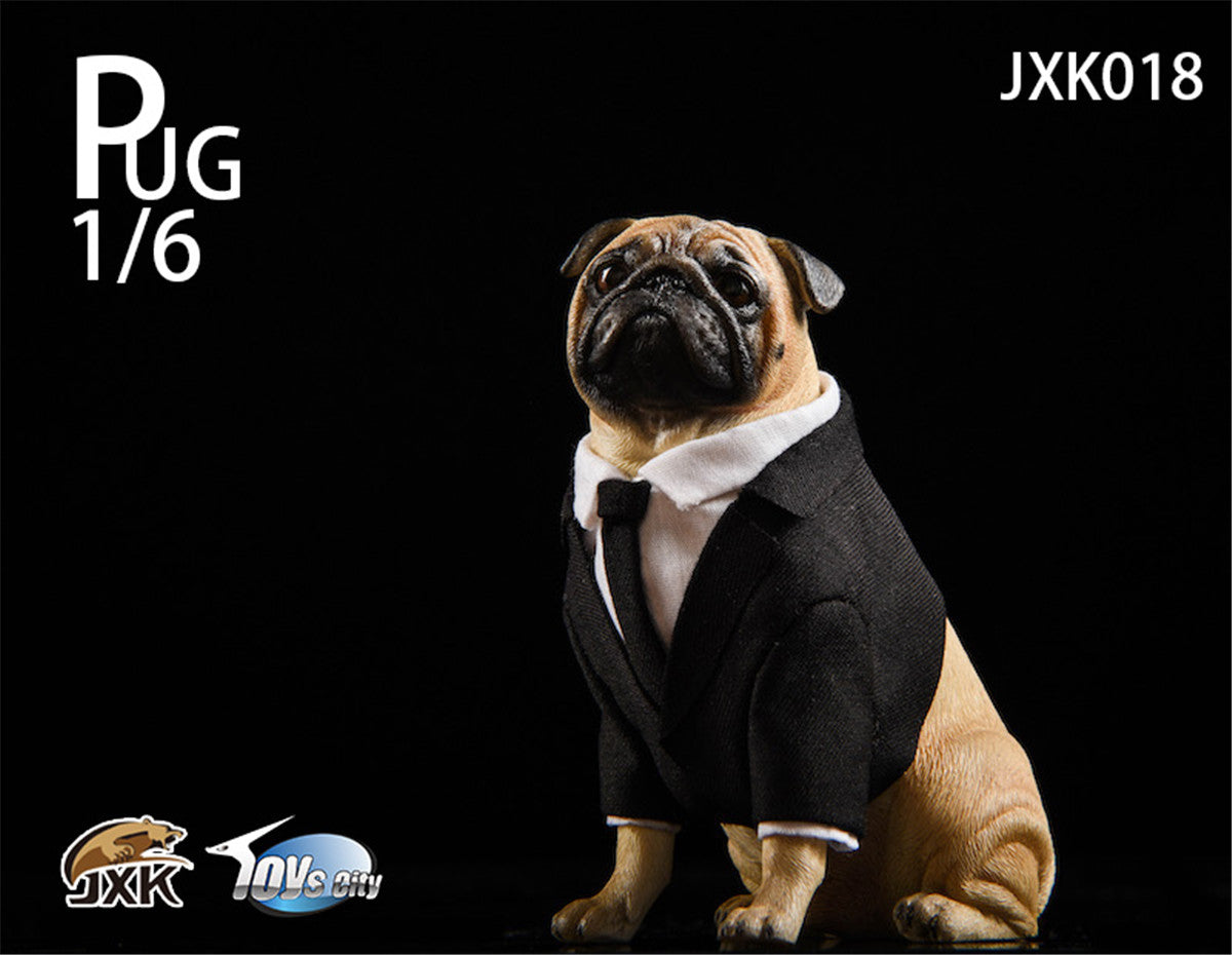 JXK Suit Pug Figure