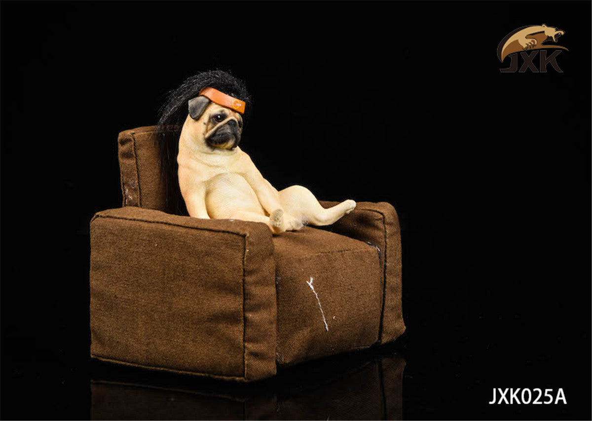 JXK 1/6 Decadent Pug Figure