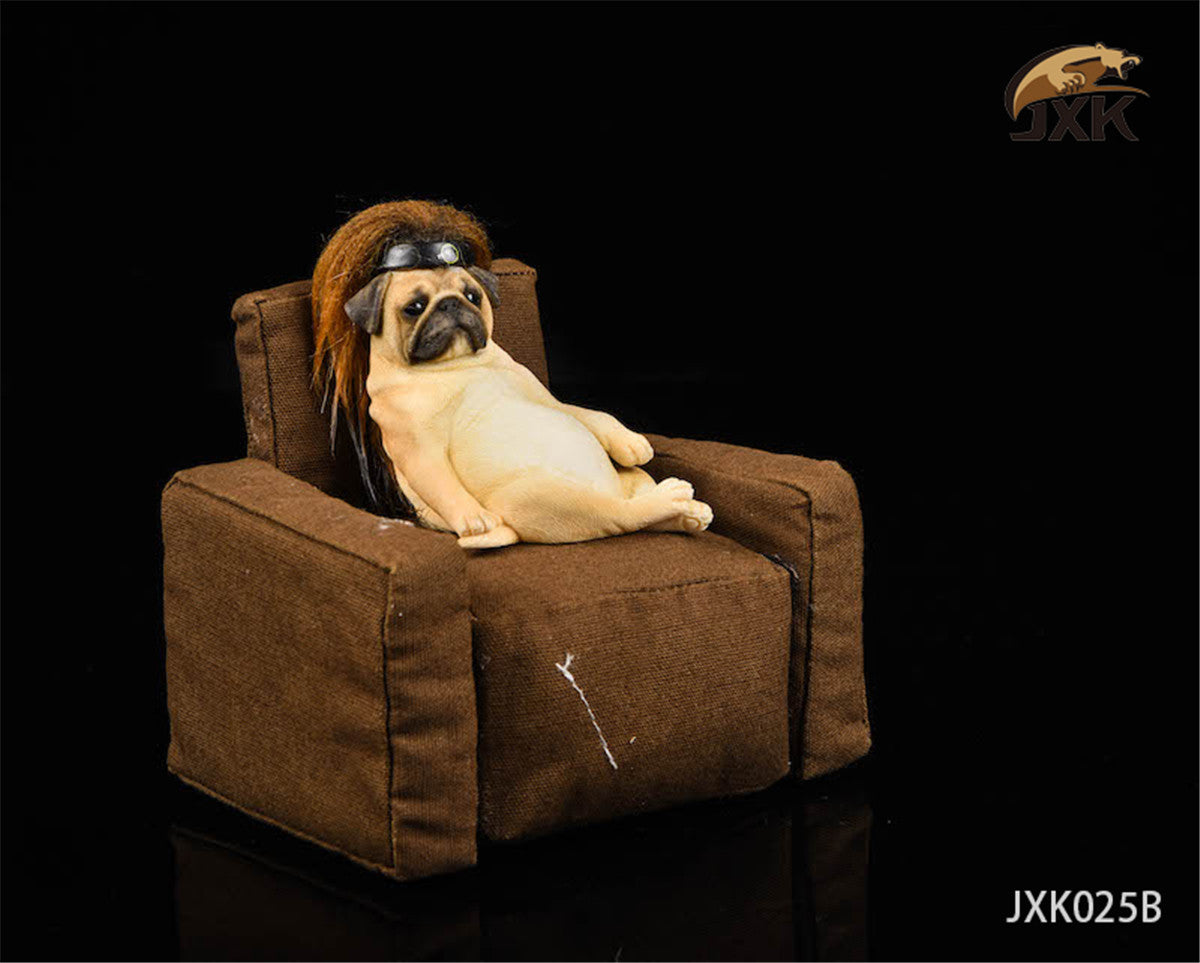 JXK 1/6 Decadent Pug Figure