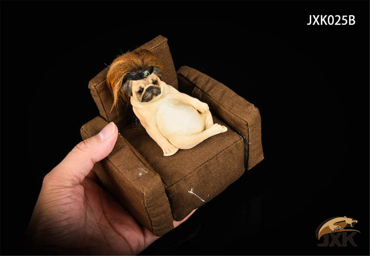 JXK 1/6 Decadent Pug Figure