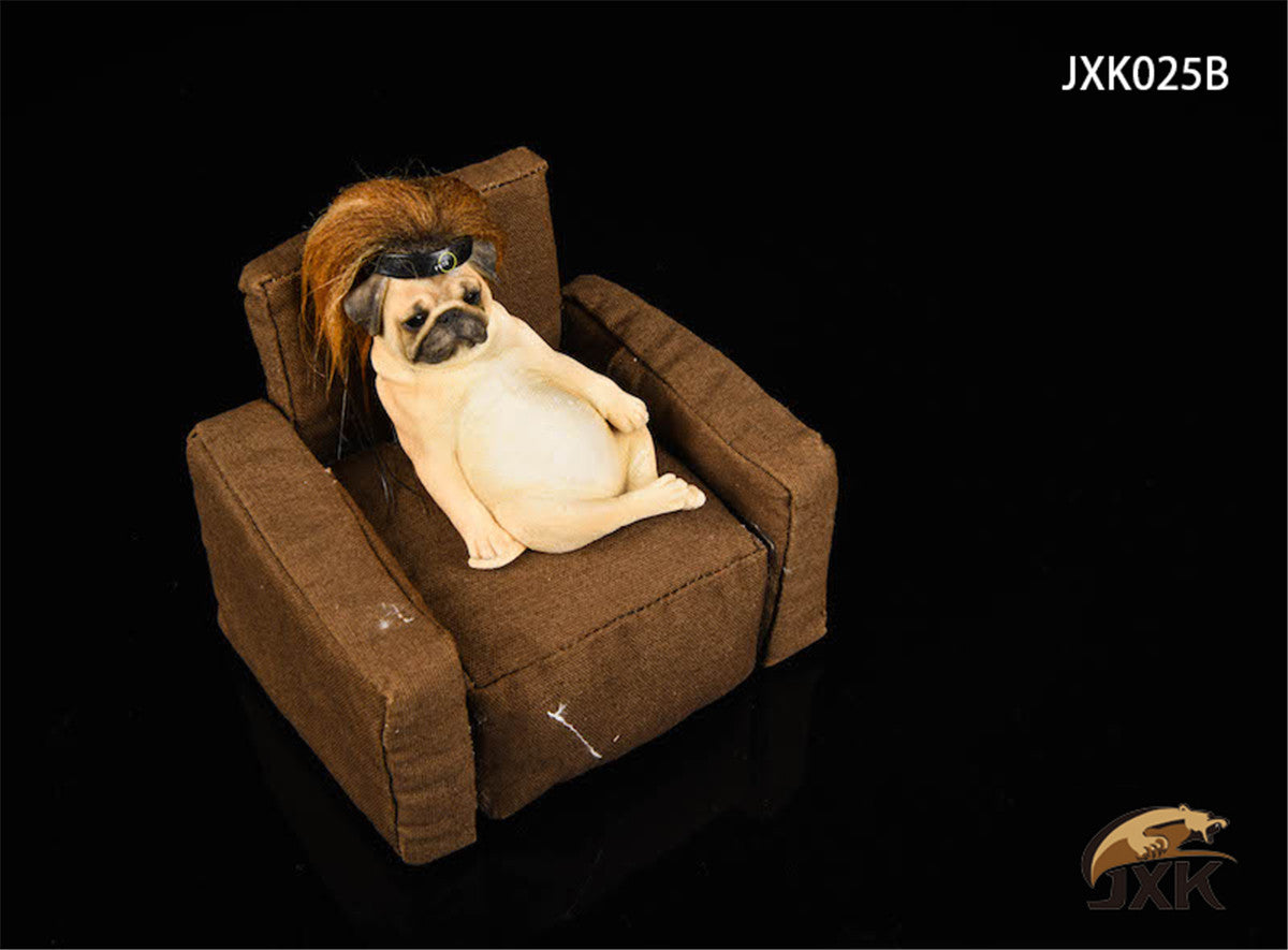 JXK 1/6 Decadent Pug Figure