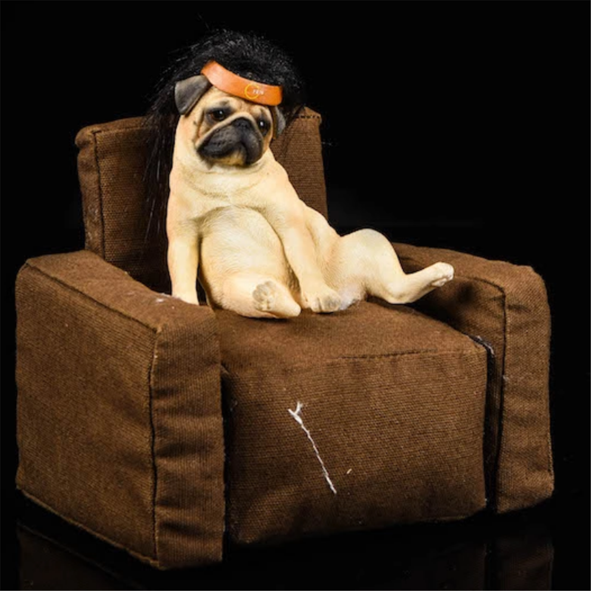 JXK 1/6 Decadent Pug Figure