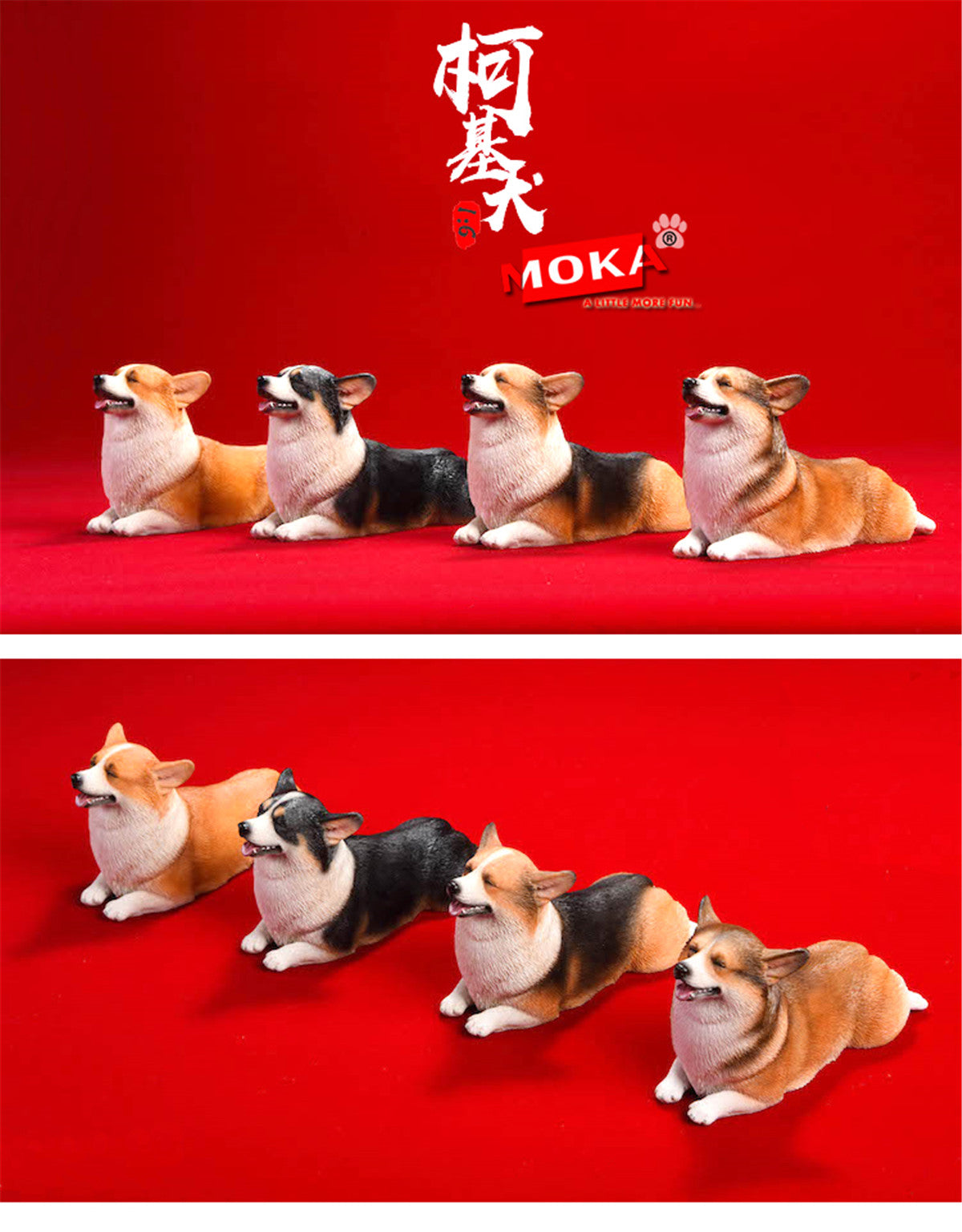 JxK 1/6 Welsh Corgi Figure