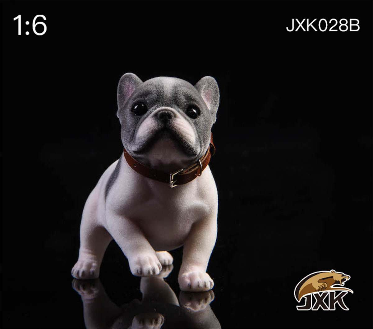 JXK 1/6 French Bulldog Figure