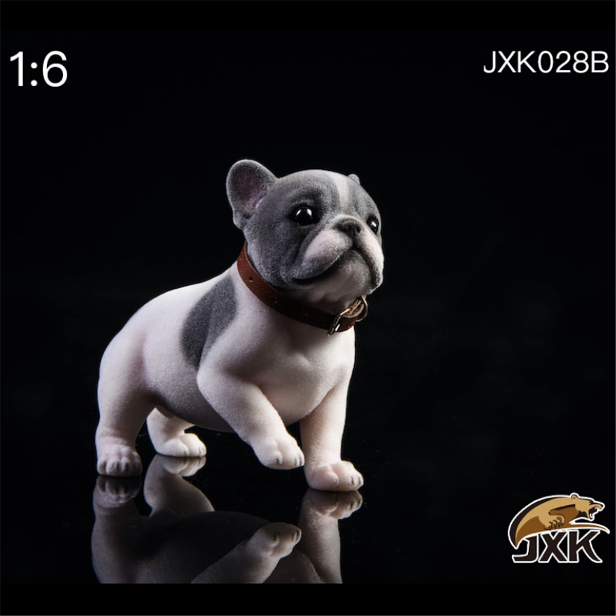 JXK 1/6 French Bulldog Figure