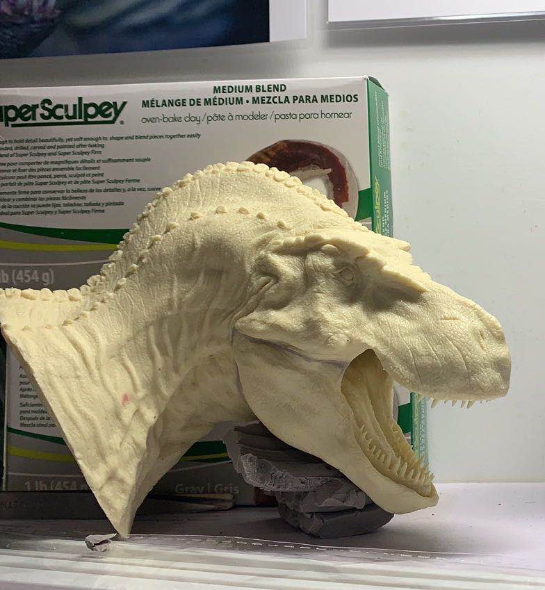 1/20 Tyrannosaurus Rex Statue Unpainted Kit