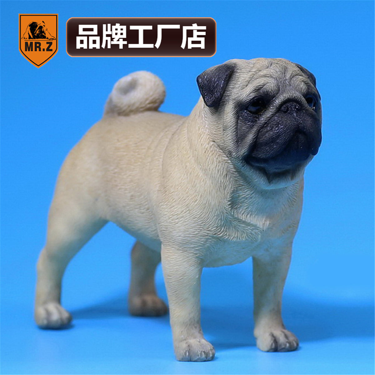 Mr.Z 1/6 Pug Dog Figure