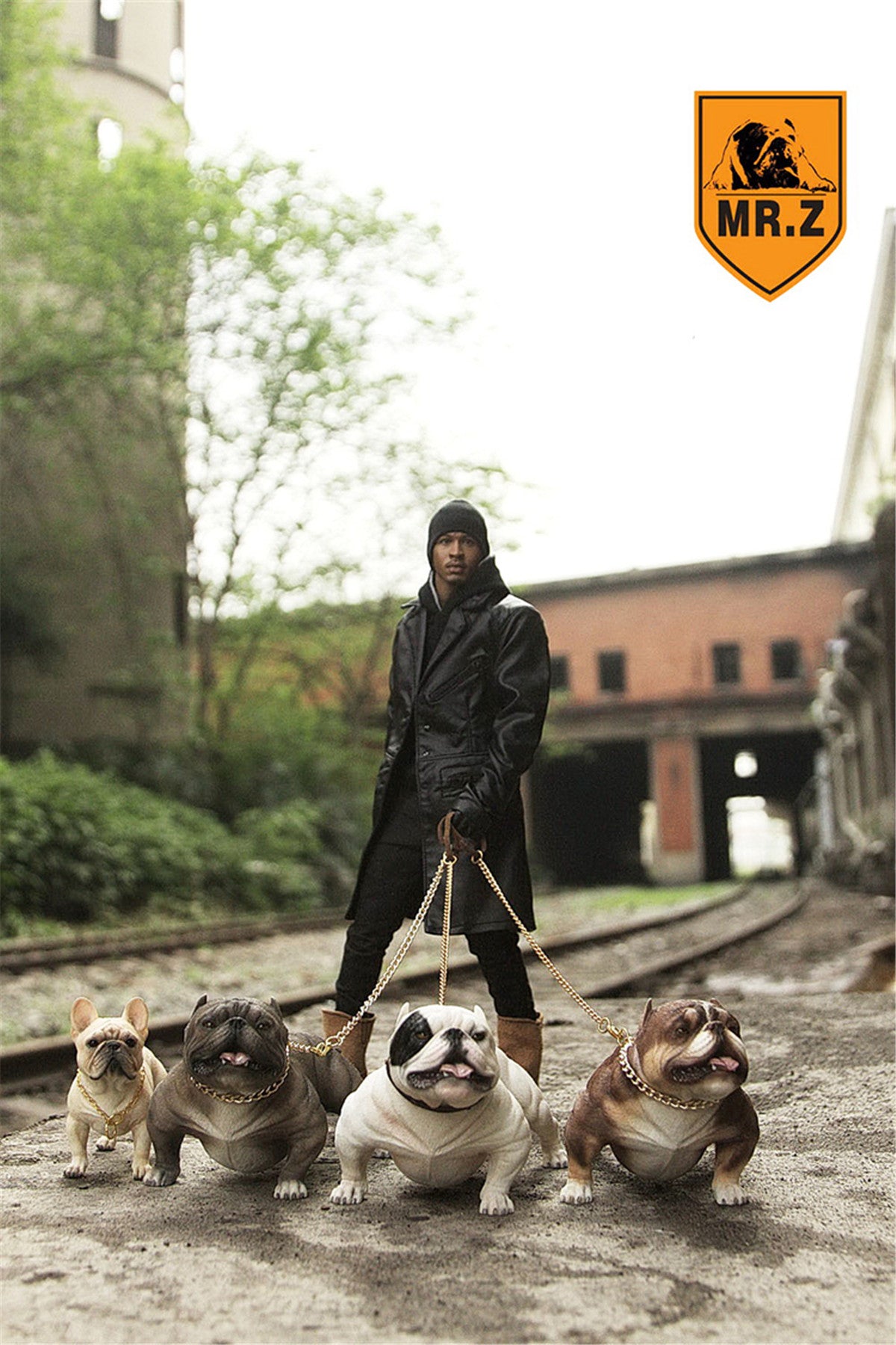 Mr.Z American Bully Pitbull Figure