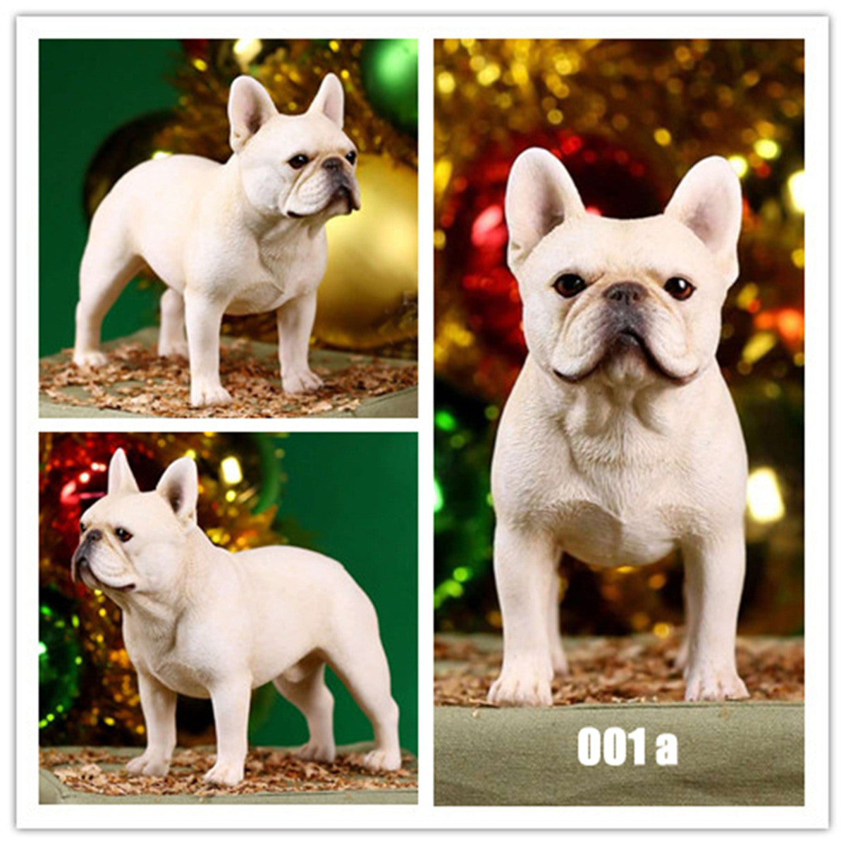 2Pcs/Set Mr.Z French Bulldog Figure