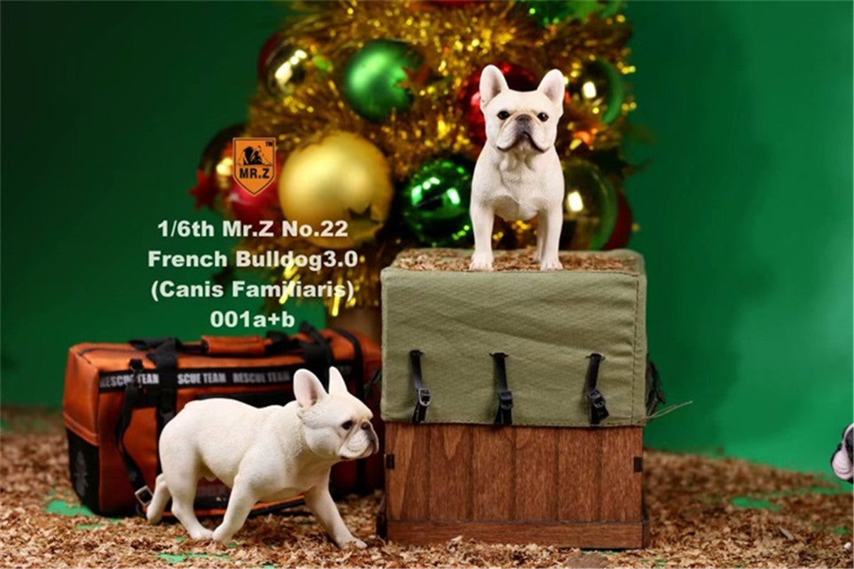 2Pcs/Set Mr.Z French Bulldog Figure