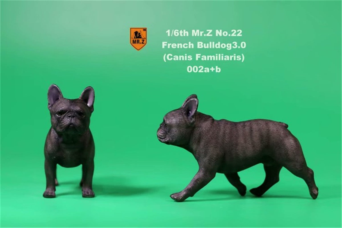 2Pcs/Set Mr.Z French Bulldog Figure