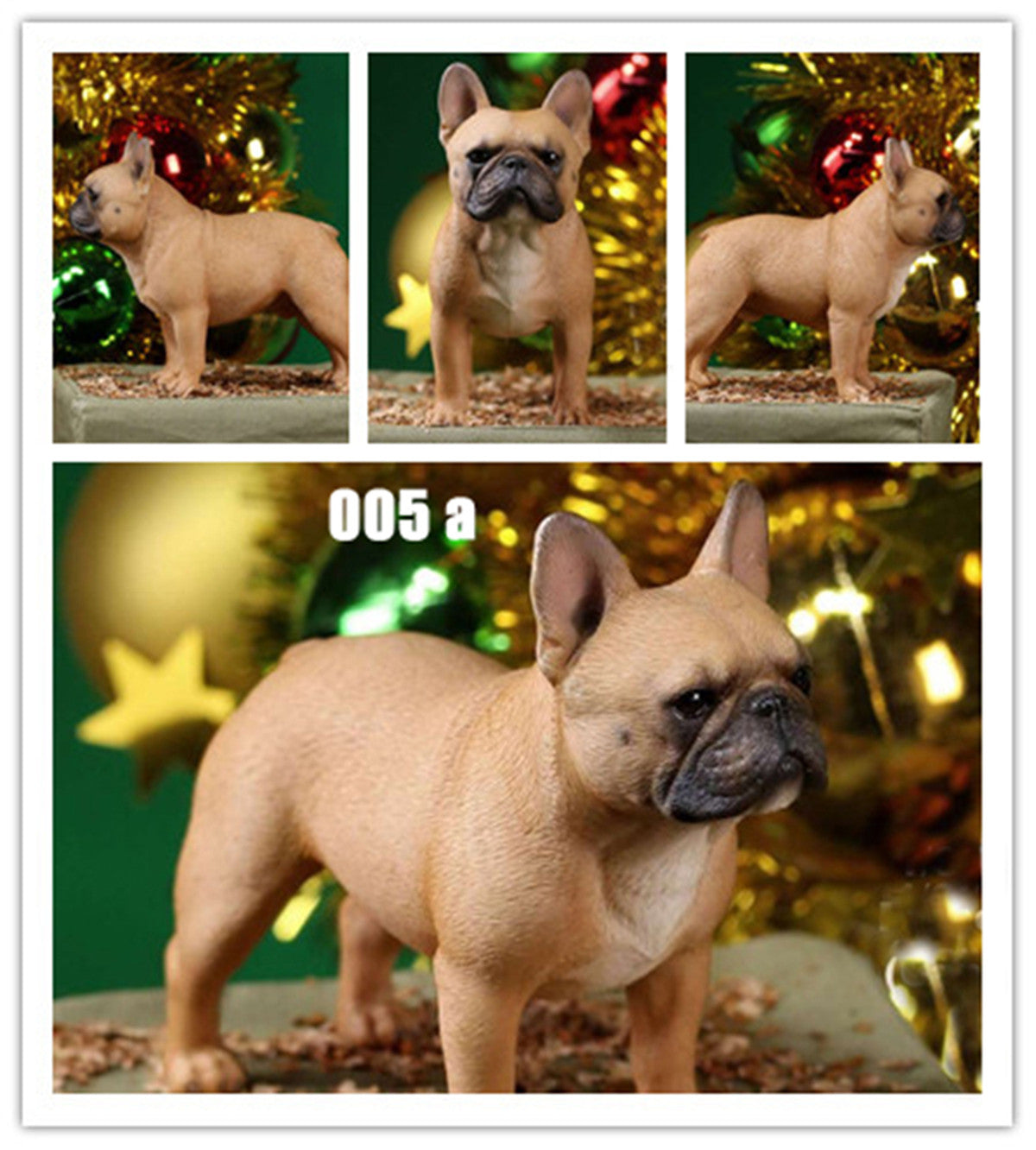 2Pcs/Set Mr.Z French Bulldog Figure