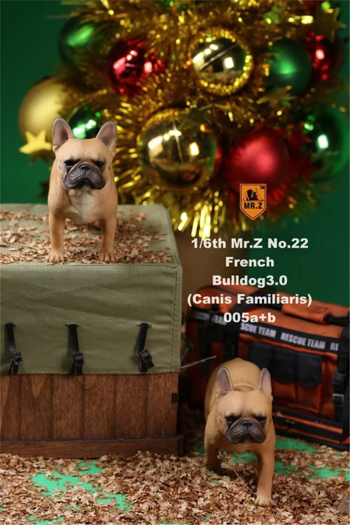 2Pcs/Set Mr.Z French Bulldog Figure