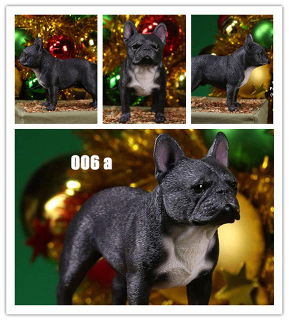 2Pcs/Set Mr.Z French Bulldog Figure