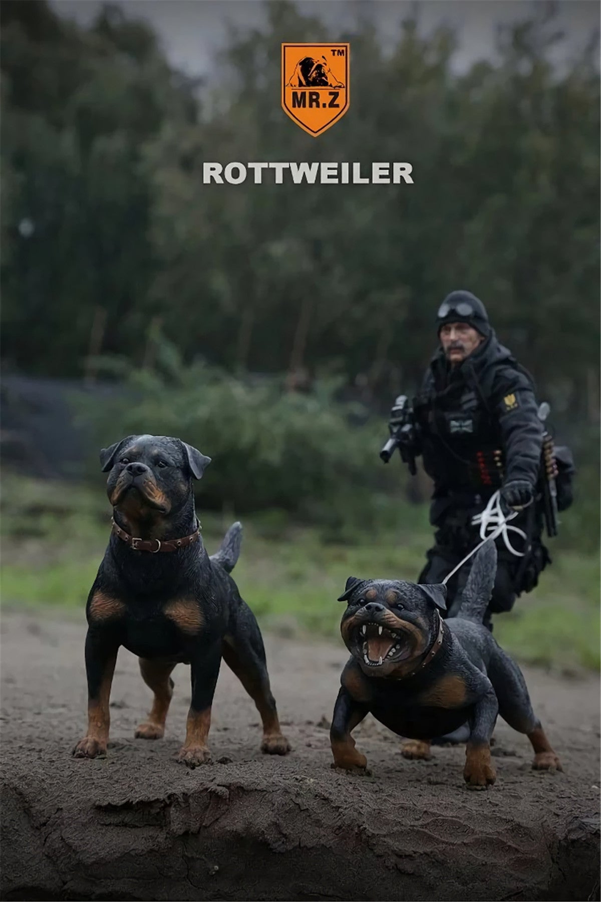 Mr.Z 1/6 Rottweiler Loyal Dog Figure