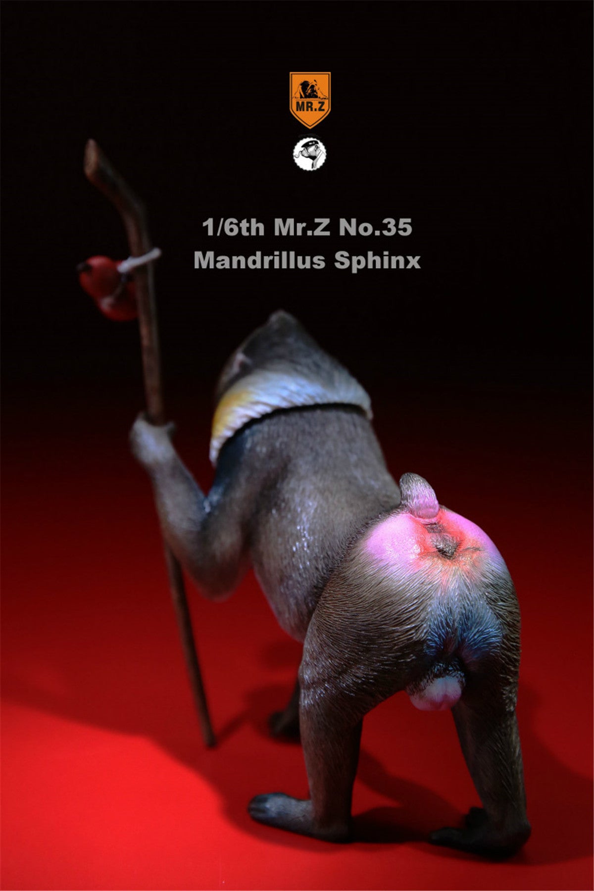 Mr.z Ratio Mandrill Sphinx Lion Cub Set Figure