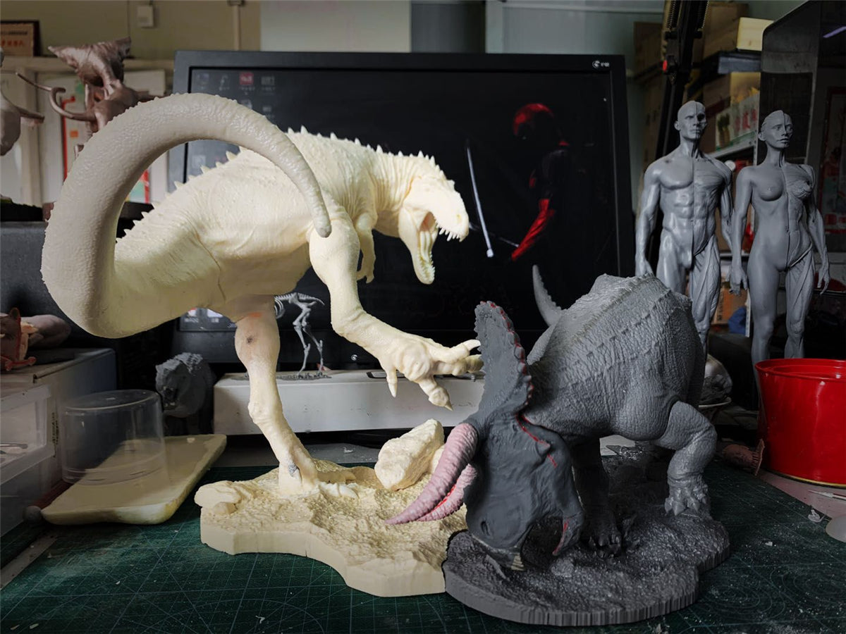 PASSION CHARGER Teratophoneus VS Nasutoceratops Scene