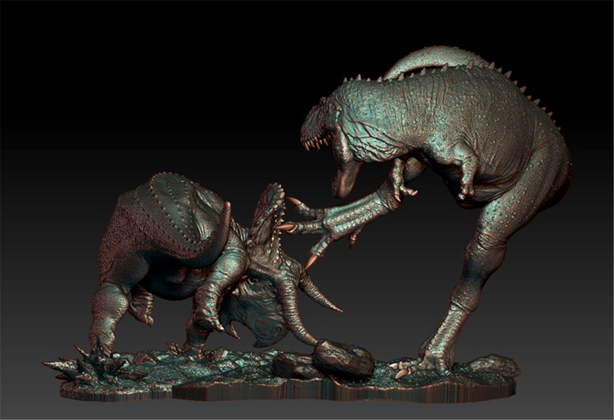 PASSION CHARGER Teratophoneus Scene Statue