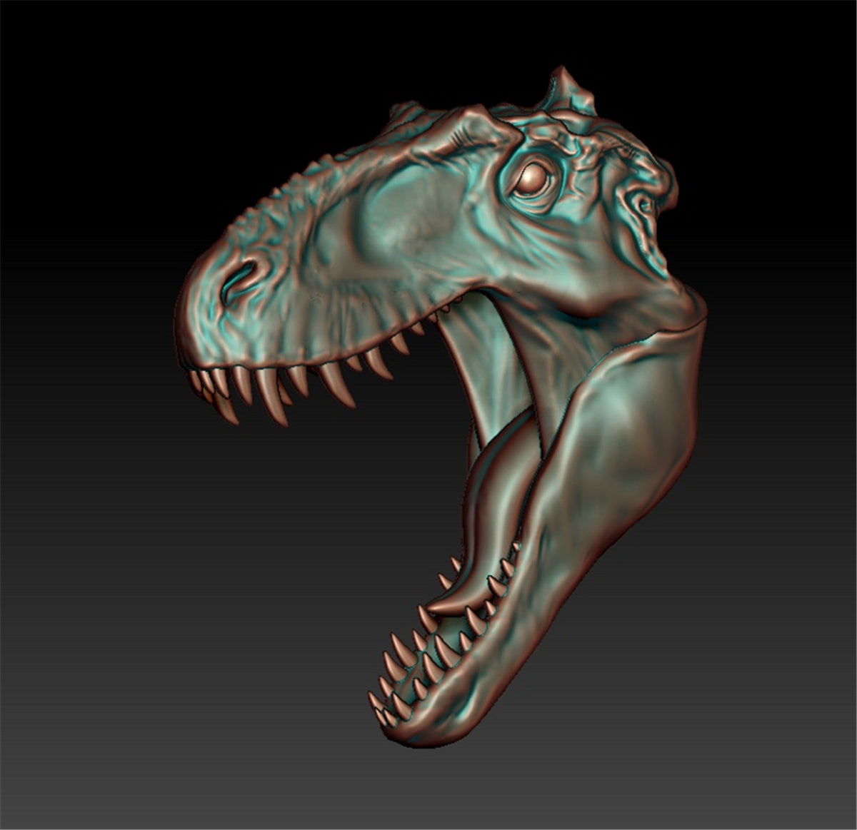 PASSION CHARGER Teratophoneus Scene Statue