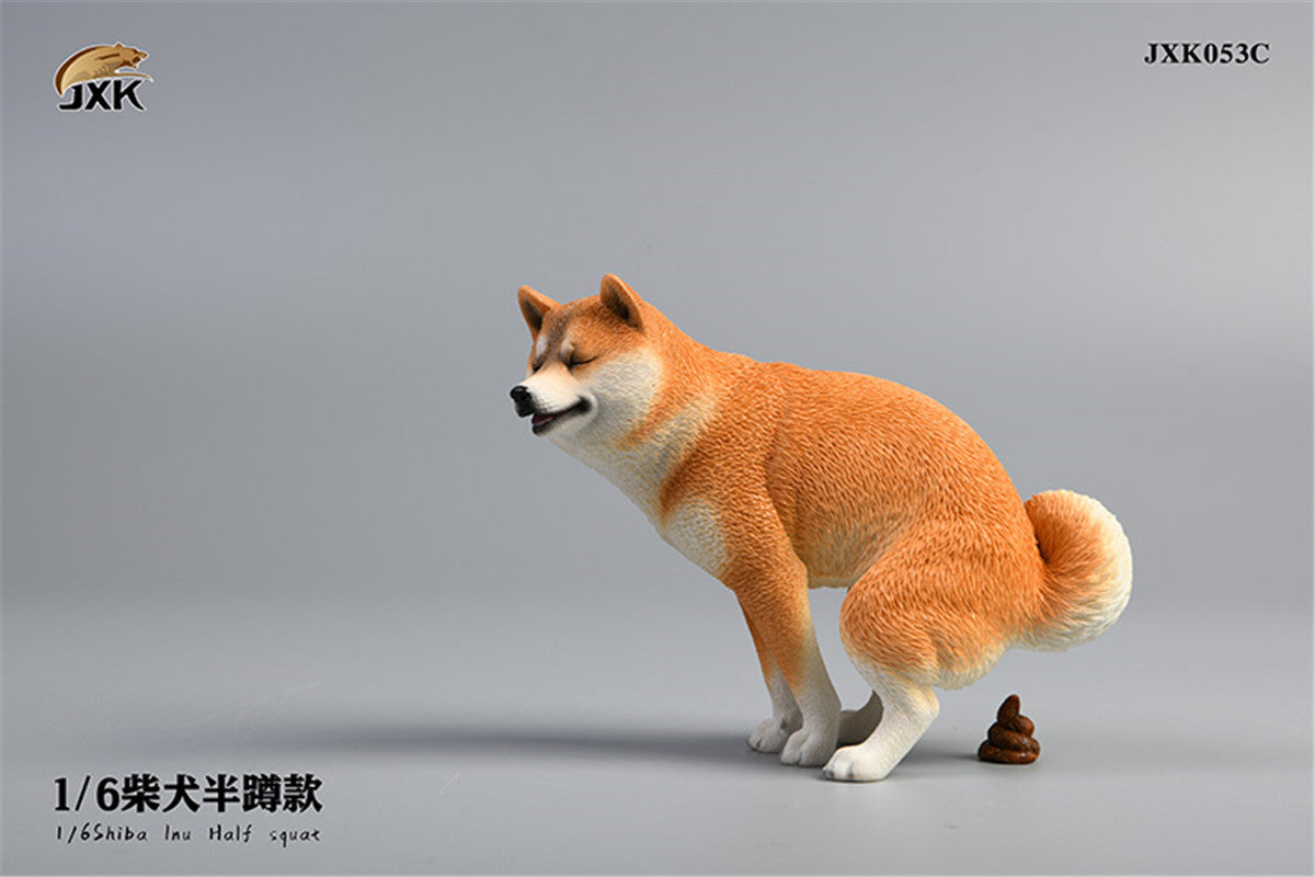 JXK 1/6 Shiba Inu Dog Figure