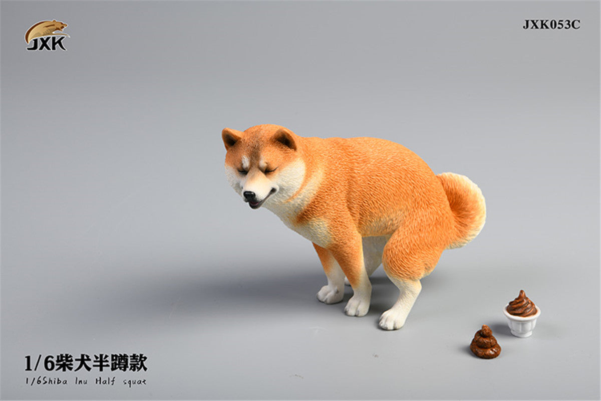 JXK 1/6 Shiba Inu Dog Figure
