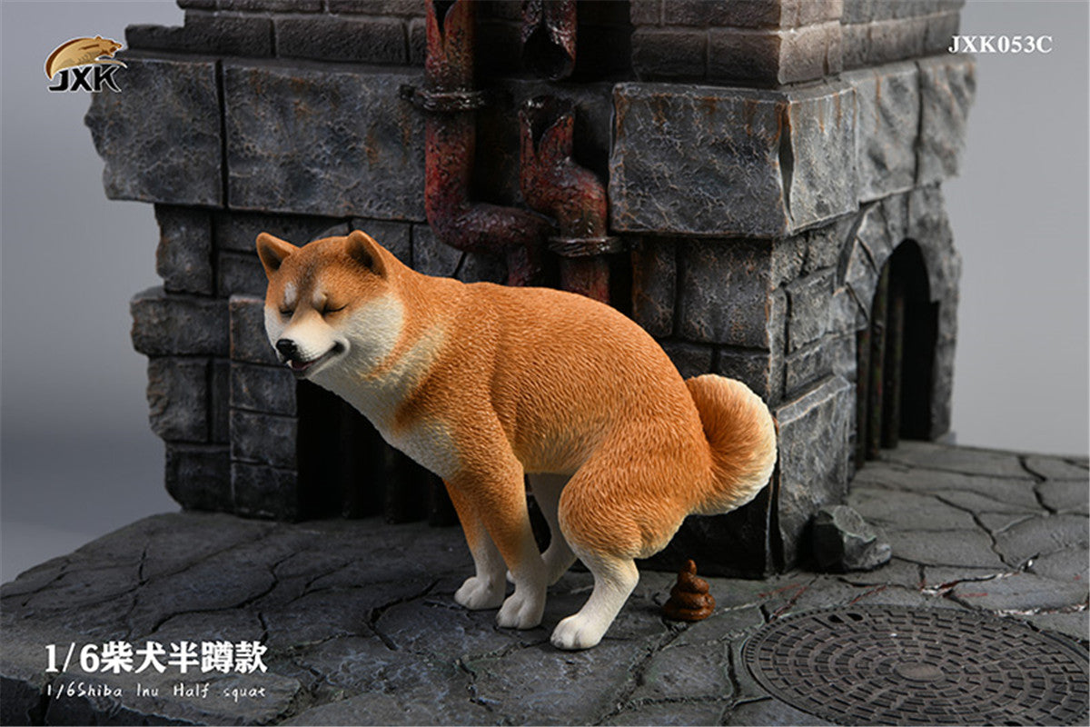 JXK 1/6 Shiba Inu Dog Figure