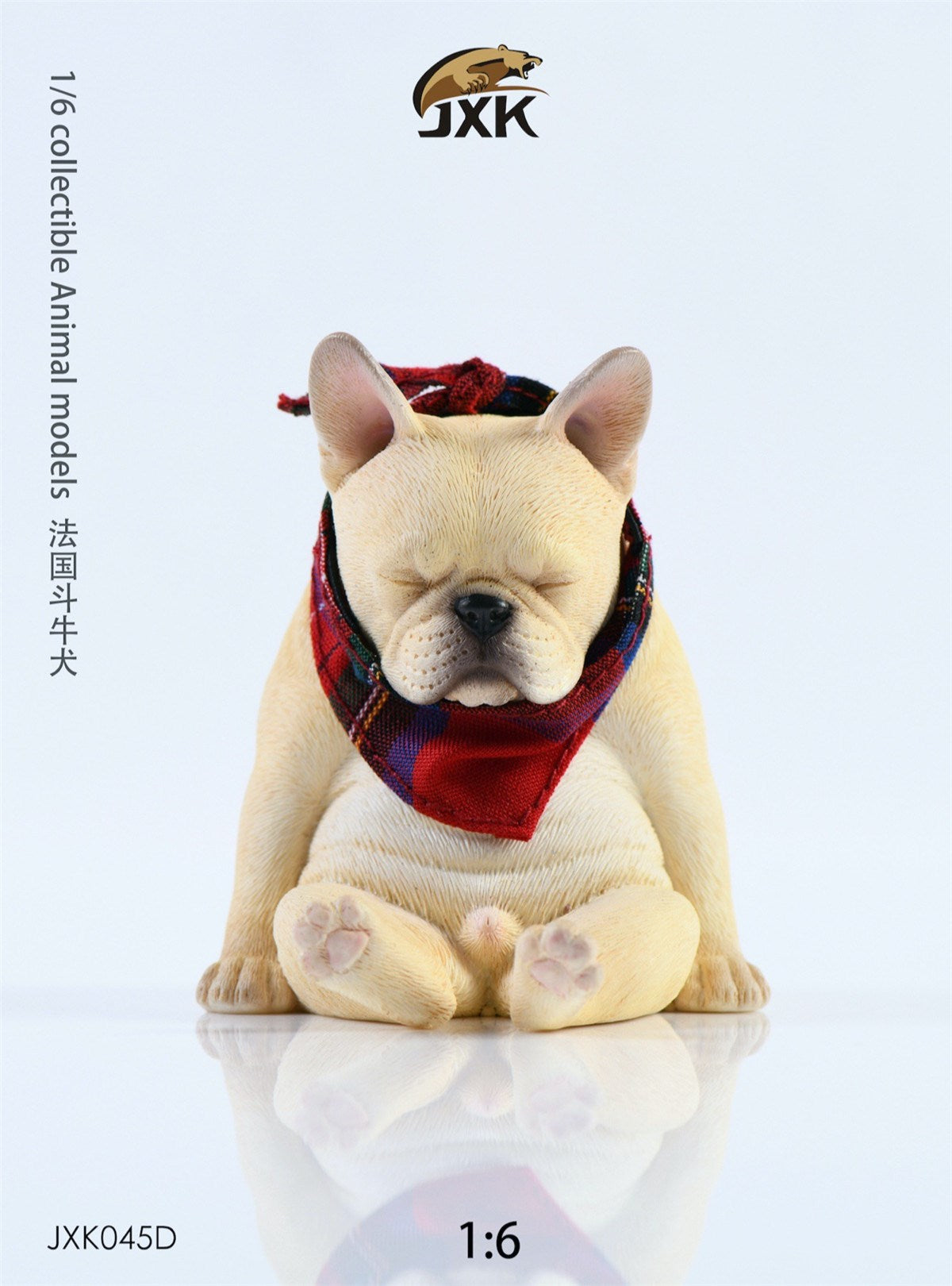 JXK 1/6 Decadent French Bulldog Figure
