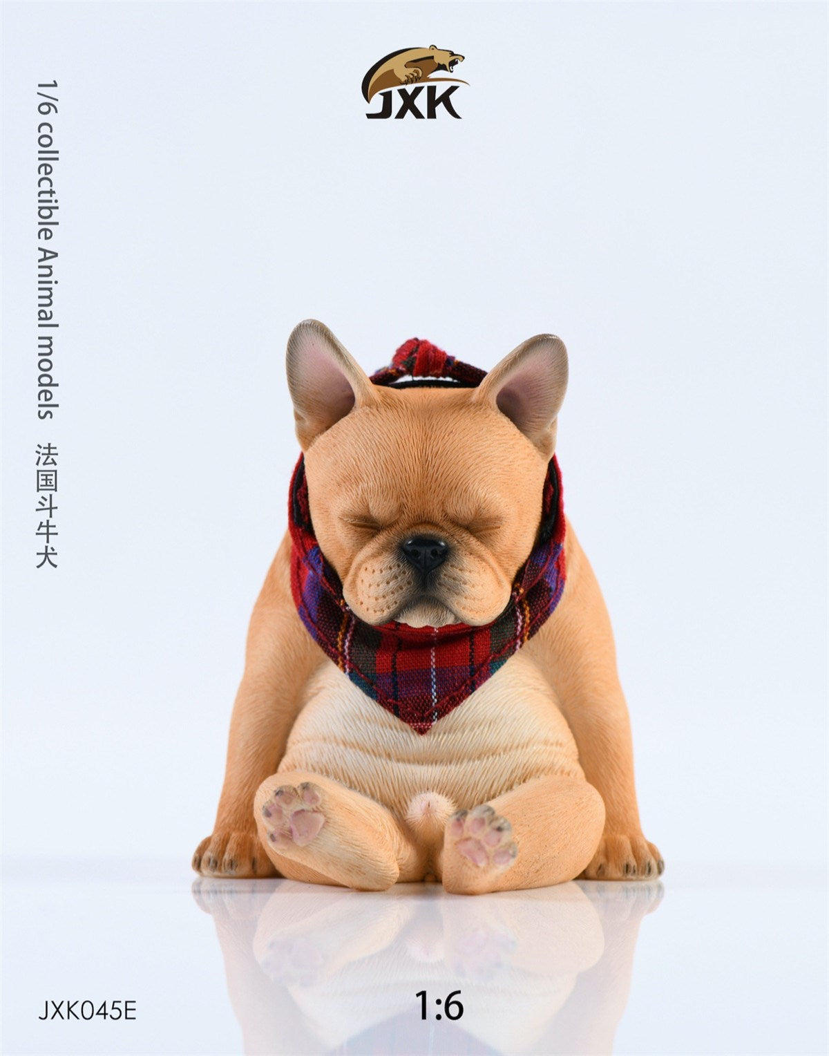JXK 1/6 Decadent French Bulldog Figure